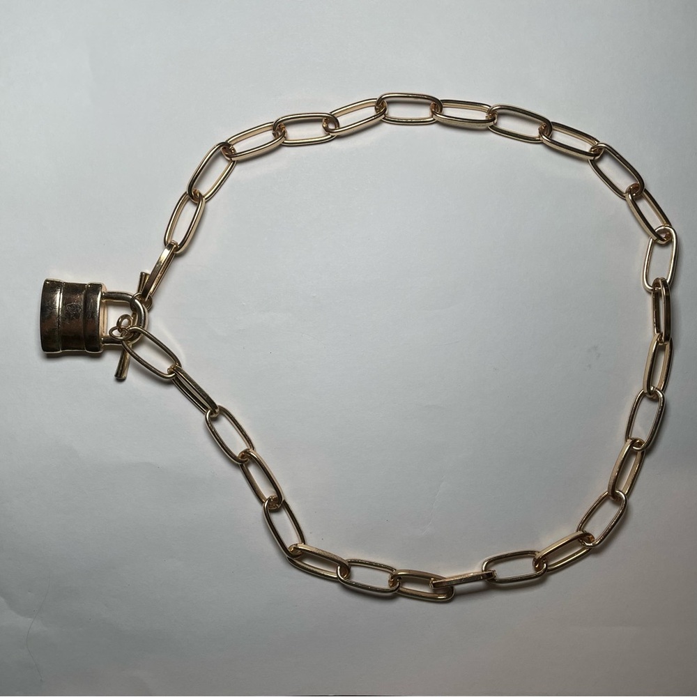 Gold Chain Link Necklace